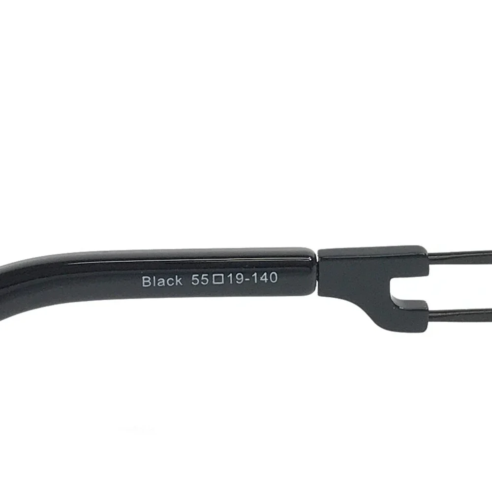 Flexure by Capri Eyeglasses Frames FX22 Black Rectangle Half Rim 55-19-140